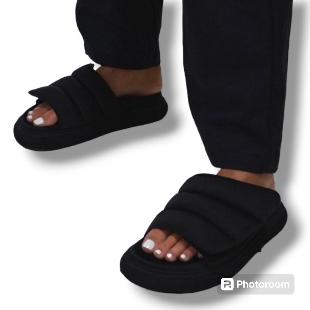 Alias Mae Clove Black Sandals Slides
